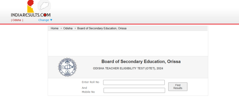 OTET Result 2024